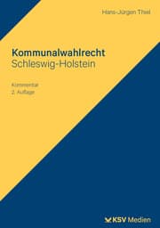 Cover von Kommunalwahlrecht Schleswig-Holstein