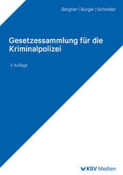 Cover von Gesetzessammlung für die Kriminalpolizei