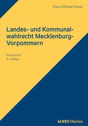 Cover von Landes- und Kommunalwahlrecht Mecklenburg-Vorpommern