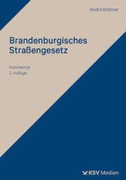 Cover von Brandenburgisches Straßengesetz