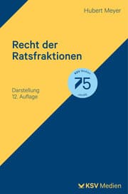 Cover von Recht der Ratsfraktionen
