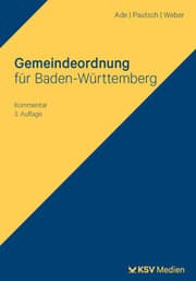 Cover von Gemeindeordnung für Baden-Württemberg