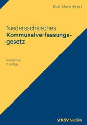 Cover von Niedersächsisches Kommunalverfassungsgesetz (NKomVG)