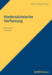 Cover von Niedersächsische Verfassung