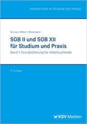 Cover von SGB II und SGB XII für Studium und Praxis 1