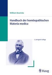 Cover von Handbuch der homöopathischen Materia medica