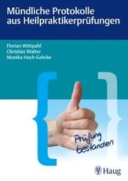 Cover von Mündliche Protokolle aus Heilpraktikerprüfungen