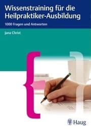Cover von Wissenstraining für die Heilpraktiker-Ausbildung