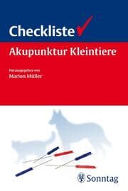 Cover von Checkliste Akupunktur Kleintiere