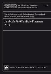 Cover von Jahrbuch für öffentliche Finanzen (2013)
