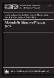 Cover von Jahrbuch für öffentliche Finanzen (2009)