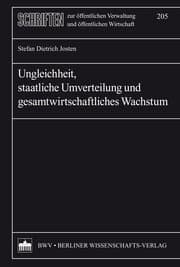 Cover von Ungleichheit, staatliche Umverteilung und gesamtwirtschaftliches Wachstum