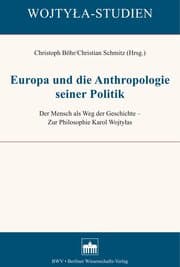 Cover von Europa und die Anthropologie seiner Politik