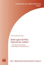 Cover von Recht regiert die Welt - fragt sich nur welches?