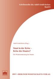 Cover von Staat in der Krise - Krise des Staates?