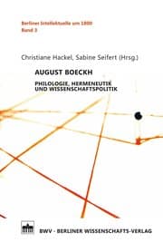 Cover von August Boeckh