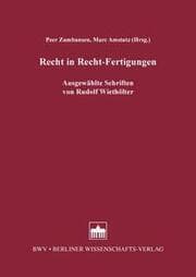 Cover von Recht in Recht-Fertigungen