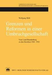 Cover von Grenzen und Reformen in einer Umbruchgesellschaft