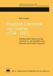 Cover von Friedrich Christoph von Goerne (1734 - 1817)
