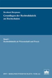 Cover von Grundlagen der Rechtsdidaktik an Hochschulen