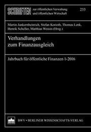 Cover von Jahrbuch für öffentliche Finanzen (2016) 1