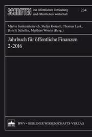 Cover von Jahrbuch für öffentliche Finanzen (2016) 2