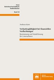 Cover von Verlusttragfähigkeit bei finanziellen Verflechtungen