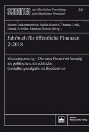 Cover von Jahrbuch für öffentliche Finanzen (2018) 2