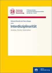 Cover von Interdisziplinarität