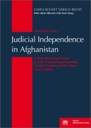 Cover von Judicial Independence in Afghanistan