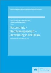 Cover von Naturschutz - Rechtswissenschaft - Bewährung in der Praxis
