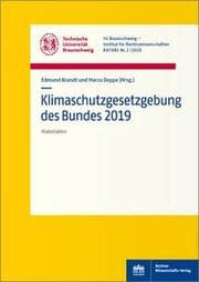 Cover von Klimaschutzgesetzgebung des Bundes 2019