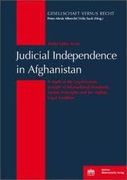 Cover von Judicial Independence in Afghanistan