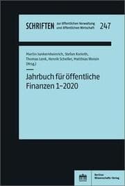 Cover von Jahrbuch für öffentliche Finanzen (2020) 1