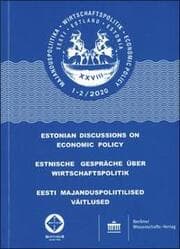 Cover von Estnische Gespräche über Wirtschaftspolitik 1-2/2020