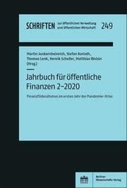 Cover von Jahrbuch für öffentliche Finanzen (2020) 2