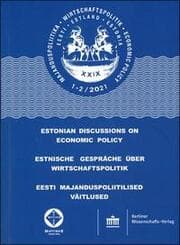 Cover von Estnische Gespräche über Wirtschaftspolitik 1-2/2021