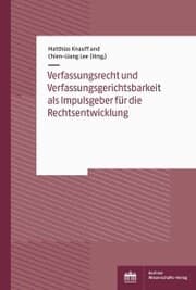 Cover von Verfassungsrecht und Verfassungsgerichtsbarkeit als Impulsgeber für die Rechtsentwicklung