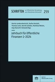 Cover von Jahrbuch für öffentliche Finanzen (2024) 1