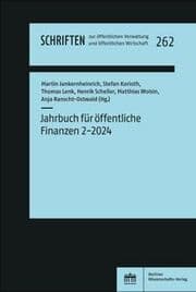 Cover von Jahrbuch für öffentliche Finanzen (2024) 2