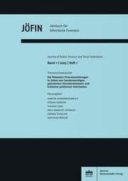 Cover von Jahrbuch für öffentliche Finanzen 1 (2025) 1