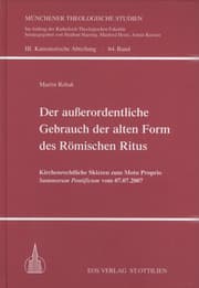 Cover von Der außerordentliche Gebrauch der alten Form des Römischen Ritus