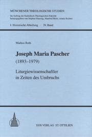 Cover von Joseph Maria Pascher (1893-1979)