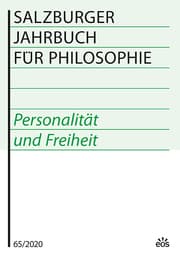 Cover von Salzburger Jahrbuch für Philosophie 65 (2020)
