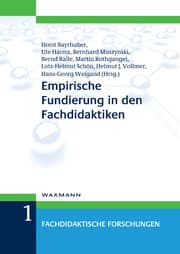 Cover von Empirische Fundierung in den Fachdidaktiken