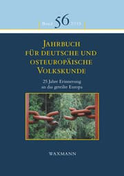 Cover von Jahrbuch für deutsche und osteuropäische Volkskunde