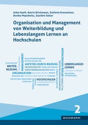 Cover von Organisation und Management von Weiterbildung und Lebenslangem Lernen an Hochschulen