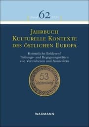 Cover von Jahrbuch Kulturelle Kontexte des östlichen Europa