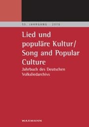 Cover von Lied und populäre Kultur