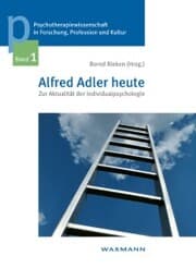 Cover von Alfred Adler heute. Zur Aktualität der Individualpsychologie